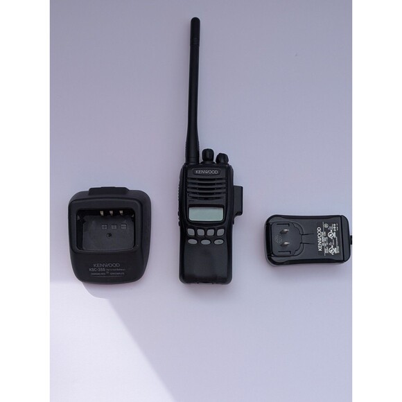 Kenwood KSC-35S Handheld Radio w/ Charging Base – Tested & Working - Picture 1 of 13